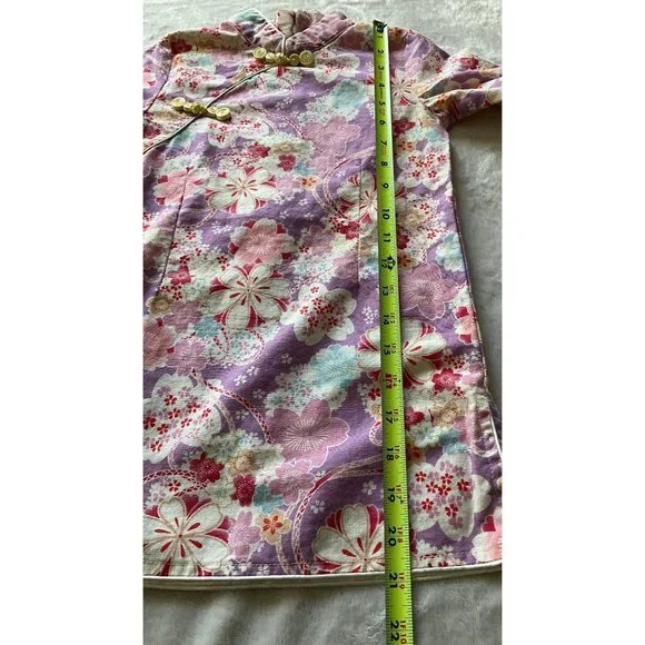 Tonglehui Girl's Linen and Cotton summer Chinese dress size 3 - Picture 5 of 10